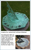 A replica of an ‘azimuth dial’ by Richard Whitehead